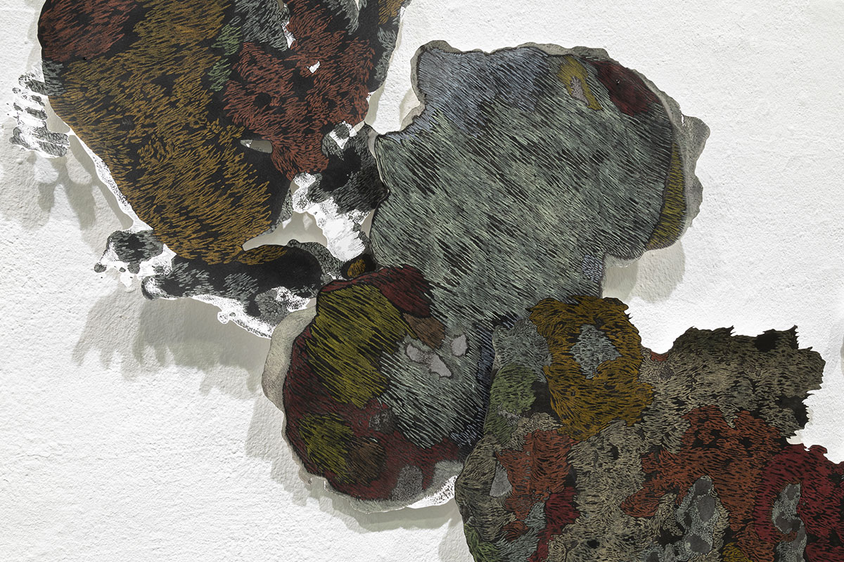 11_Rhizome Detail_ink and pencil on paper_780 x 355 cm_Staedtische Galerie Neuss 2023